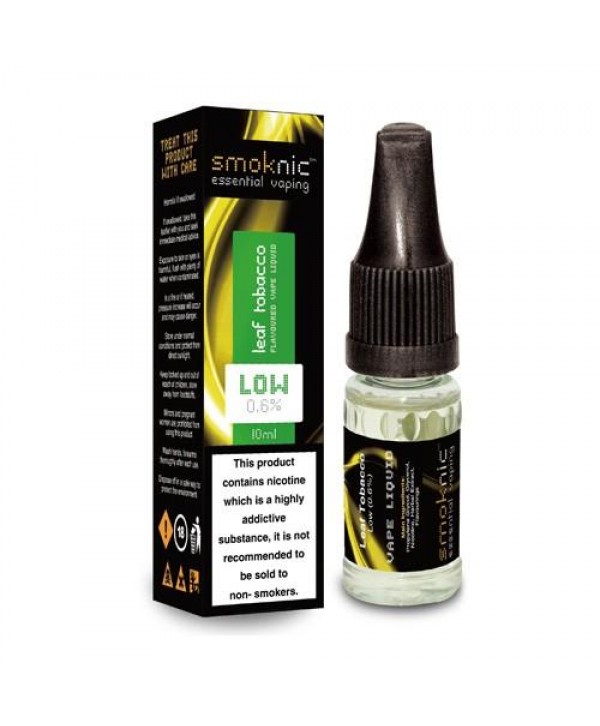 LEAF TOBACCO E LIQUID BY SMOKNIC 10ML 70VG