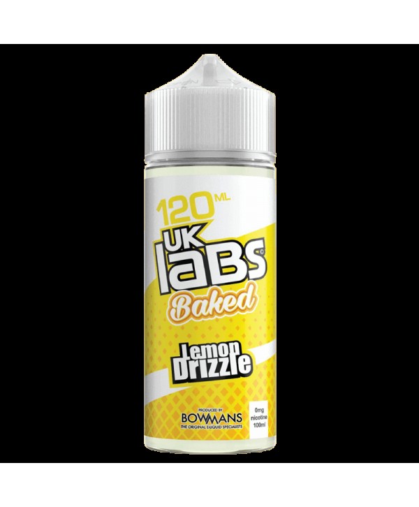 LEMON DRIZZLE E LIQUID BY UK LABS - BAKED 100ML 70VG