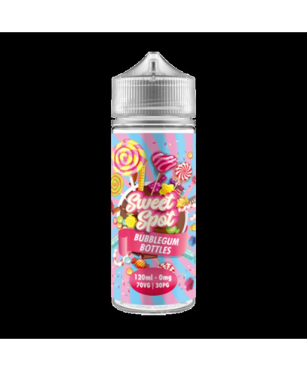 BUBBLEGUM BOTTLES E LIQUID BY SWEET SPOT 100ML 70VG