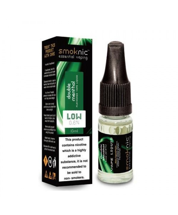 DOUBLE MENTHOL E LIQUID BY SMOKNIC 10ML 70VG