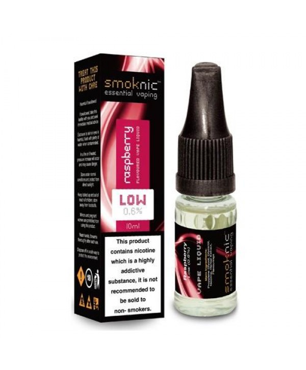 RASPBERRY E LIQUID BY SMOKNIC 10ML 70VG