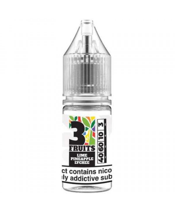 LIME PINEAPPLE LYCHEE TDP E LIQUID BY 3 FRUITS 10ML 50VG