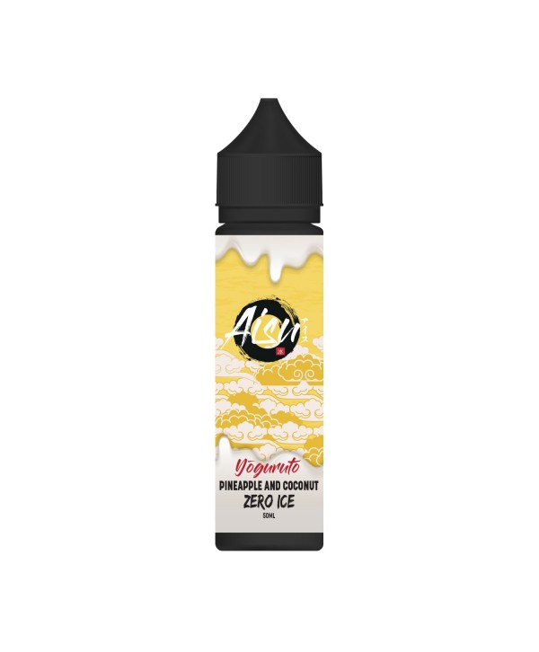 PINEAPPLE & COCONUT YOGURUTO ZERO ICE E LIQUID BY AISU 50ML 70VG