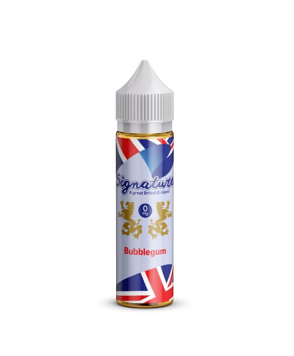 BUBBLEGUM E LIQUID BY SIGNATURE 50ML 50VG