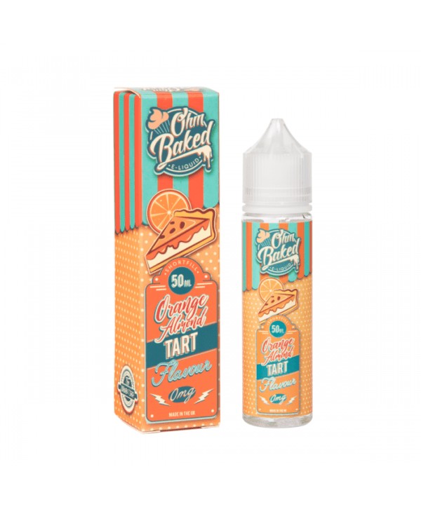 ORANGE ALMOND TART E LIQUID BY OHM BAKED 50ML 70VG