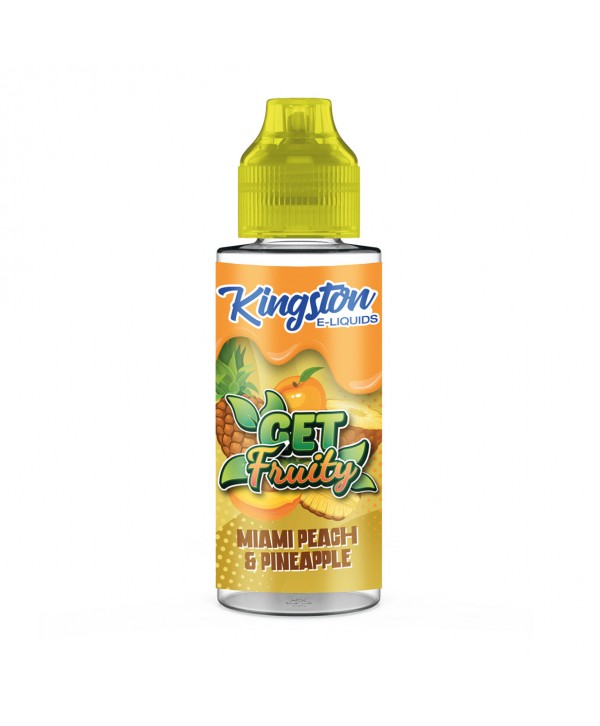 MIAMI PEACH & PINEAPPLE E LIQUID KINGSTON GET FRUITY 100ML 70VG