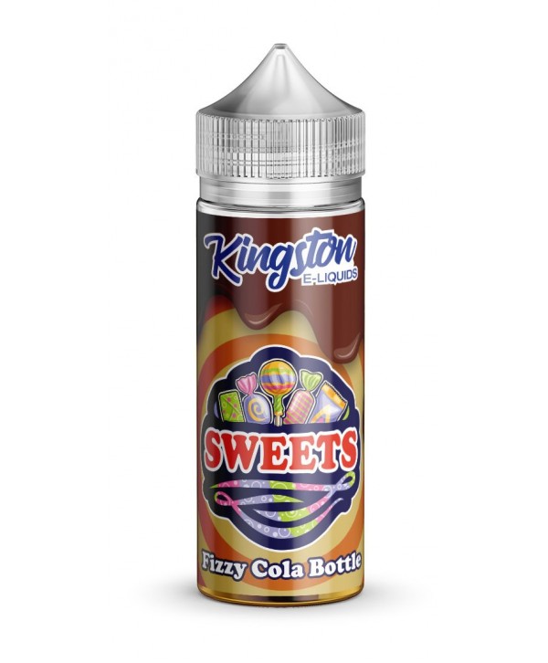 FIZZY COLA BOTTLES E LIQUID KINGSTON SWEETS 100ML 70VG