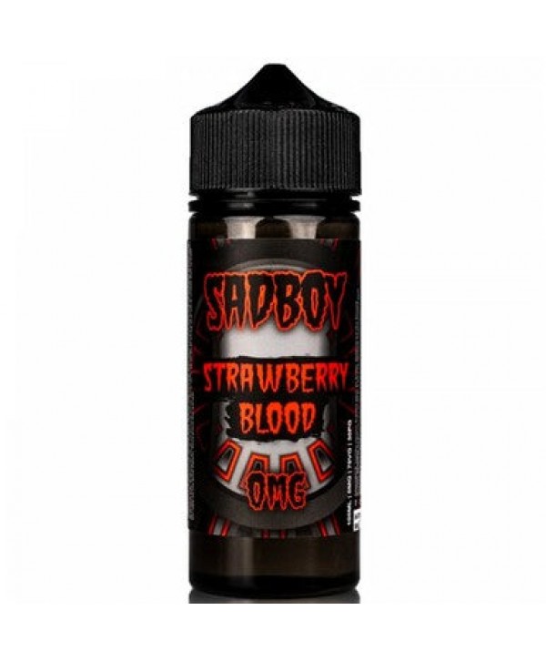 STRAWBERRY BLOOD E LIQUID BY SADBOY E LIQUID 100ML 75VG