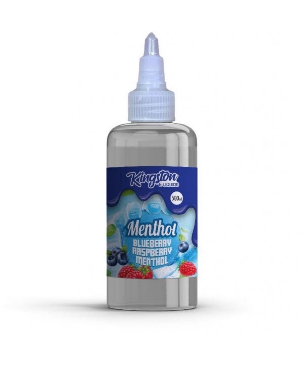 BLUEBERRY RASPBERRY MENTHOL E LIQUID KINGSTON 500ML 70VG