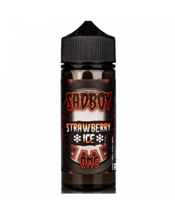 STRAWBERRY ICE E LIQUID BY SADBOY E LIQUID 100ML 75VG