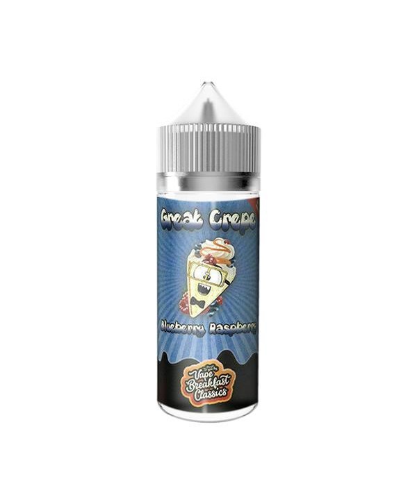 BLUEBERRY RASBERRY GREAT CREPE E LIQUID BY VAPE BREAKFAST CLASSICS 100ML 70VG