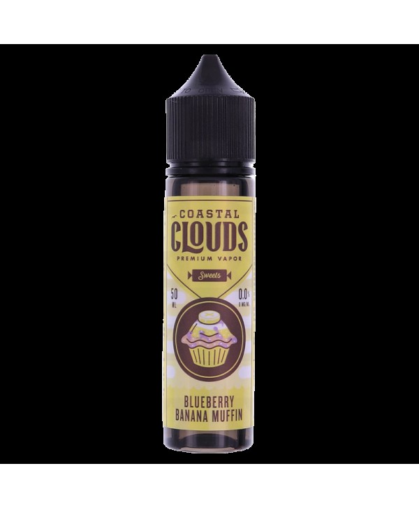 BLUEBERRY BANANA MUFFIN E LIQUID BY COASTAL CLOUDS - SWEETS  50ML 70VG