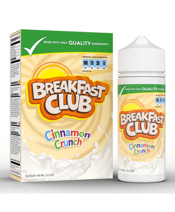 CINNAMON CRUNCH E LIQUID BY BREAKFAST CLUB 100ML 70VG