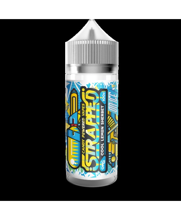 COOL LEMON SHERBET ON ICE E LIQUID BY STRAPPED 100ML 70VG