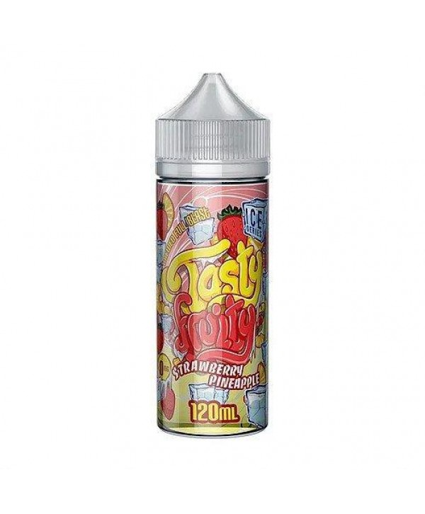 STRAWBERRY PINEAPPLE ICE E LIQUID BY TASTY FRUITY 100ML 70VG