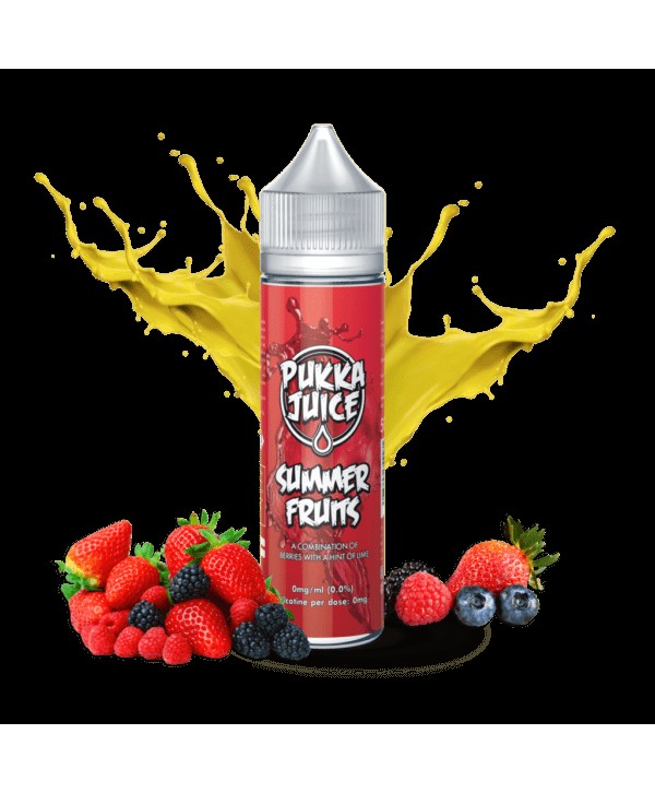 SUMMER FRUITS E LIQUID BY PUKKA JUICE 50ML 70VG