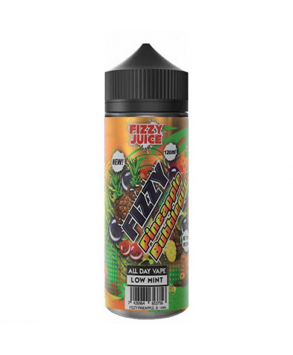 FIZZY PINEAPPLE BUBBLEGUM E LIQUID BY FIZZY JUICE - MOHAWK & CO 100ML 70VG