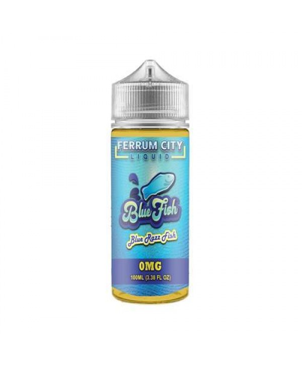 BLUE FISH E LIQUID BY FERRUM CITY E LIQUID 100ML 70VG