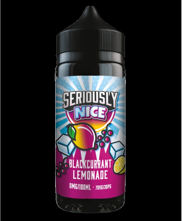 BLACKCURRANT LEMONADE E-LIQUID BY SERIOUSLY NICE / DOOZY VAPE CO 100ML 70VG