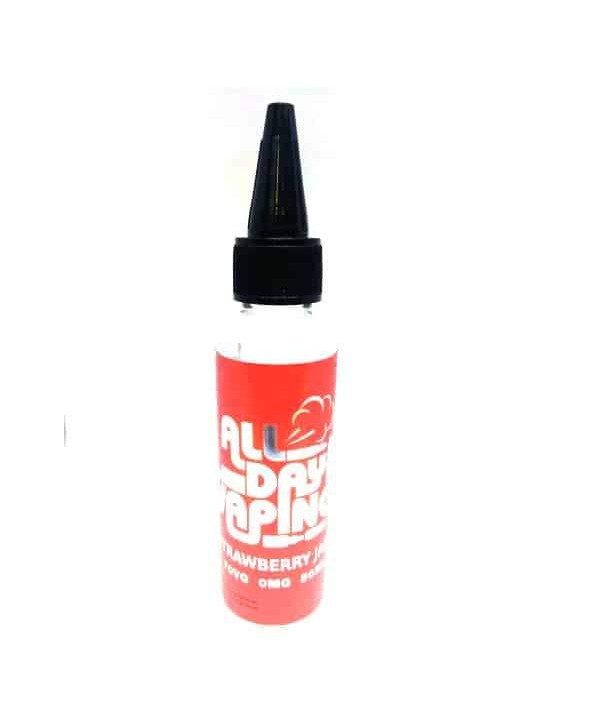 STRAWBERRY JAM E LIQUID BY ALL DAY VAPING 50ML 70VG