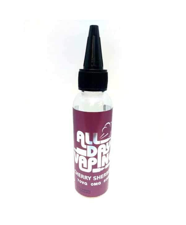 CHERRY SHERBET E LIQUID BY ALL DAY VAPING 50ML 70VG