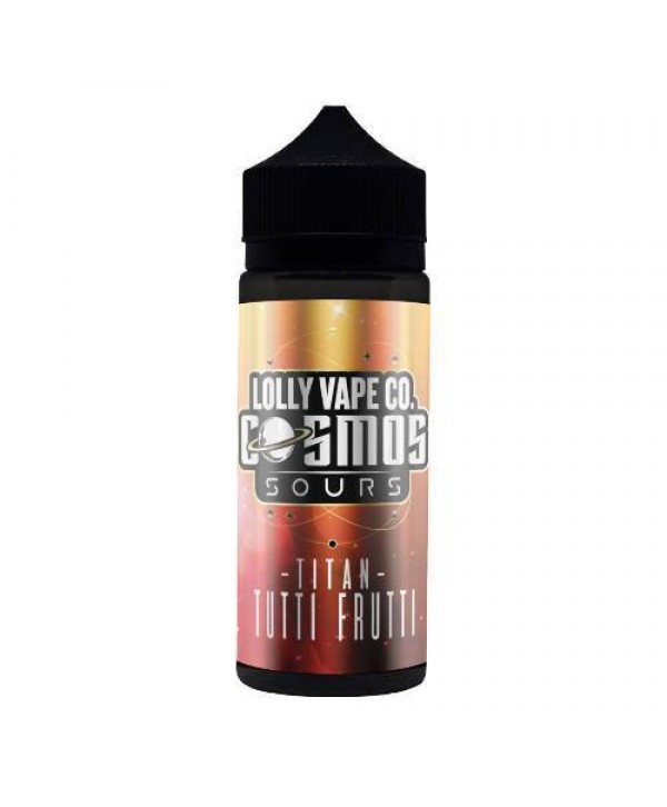 TITAN TUTTI FRUTTI E LIQUID BY LOLLY VAPE CO - COSMOS SOURS 100ML 80VG