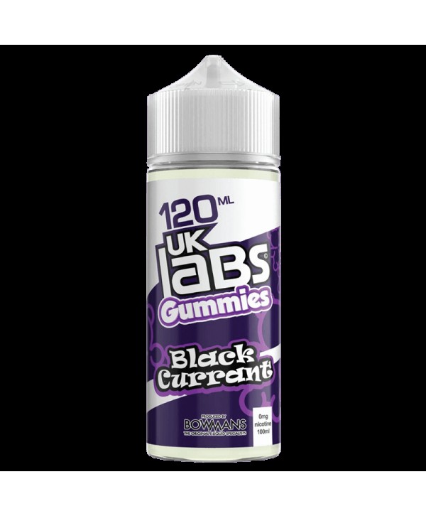 BLACKCURRANT E LIQUID BY UK LABS - GUMMIES 100ML 70VG