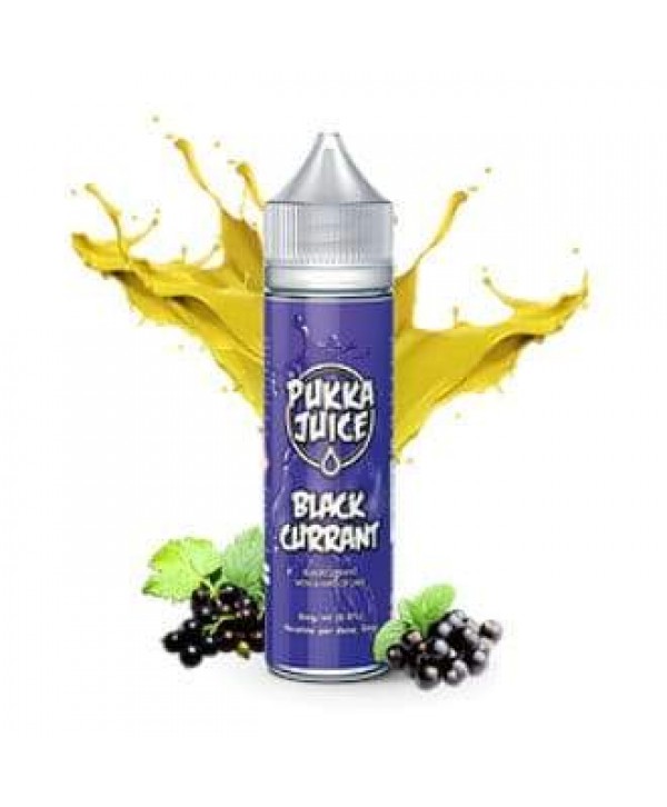 BLACKCURRANT E LIQUID BY PUKKA JUICE 50ML 70VG