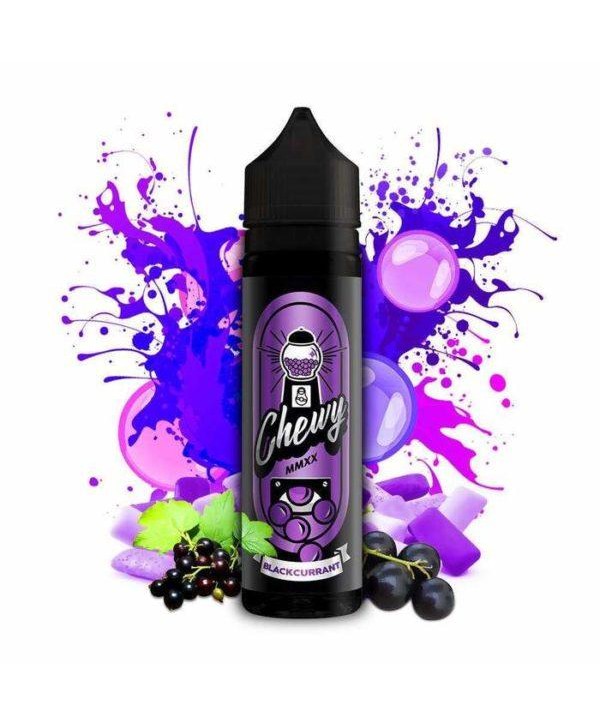 BLACKCURRANT BUBBLEGUM E LIQUID BY CHEWY 50ML 80VG