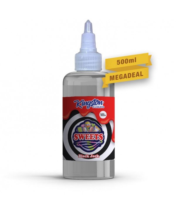 BLACK JACK E LIQUID KINGSTON SWEETS 500ML 70VG