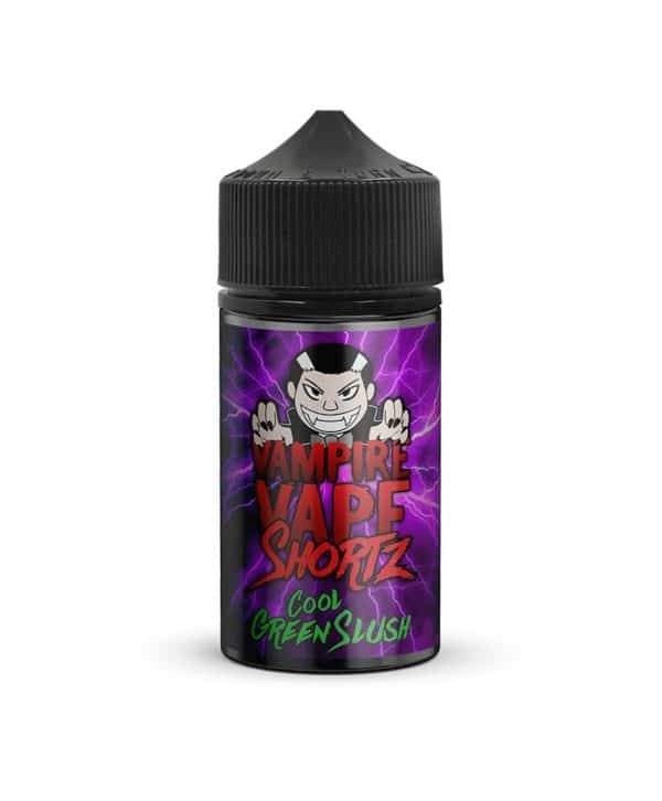 COOL GREEN SLUSH E LIQUID BY VAMPIRE VAPE SHORTZ 50ML 70VG