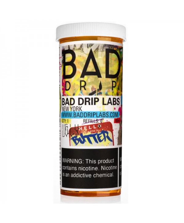 UGLY BUTTER E LIQUID BY BAD DRIP 50ML 80VG