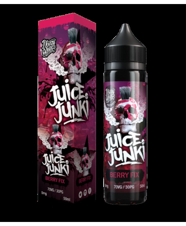 BERRY FIX E LIQUID BY JUICE JUNKI - DOOZY VAPE 50ML 70VG