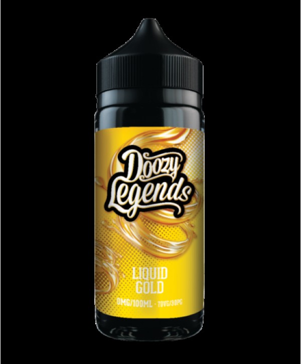 LIQUID GOLD E LIQUID BY DOOZY VAPE CO LEGENDS 100ML 70VG