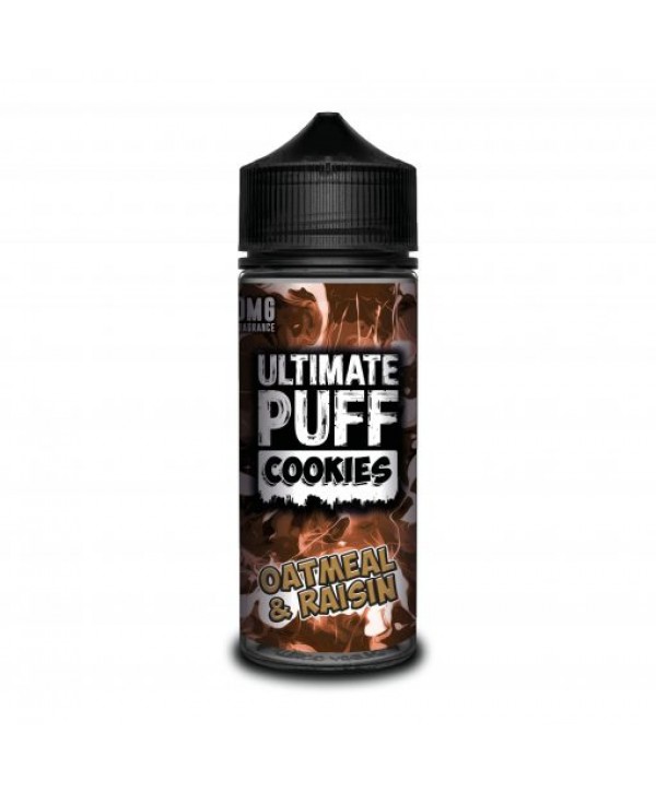 OATMEAL & RAISIN E LIQUID BY ULTIMATE PUFF COOKIES 100ML 70VG