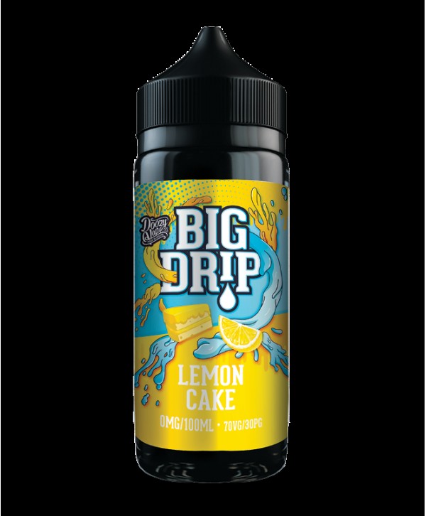 LEMON CAKE E LIQUID BY BIG DRIP - DOOZY VAPE 100ML 70VG