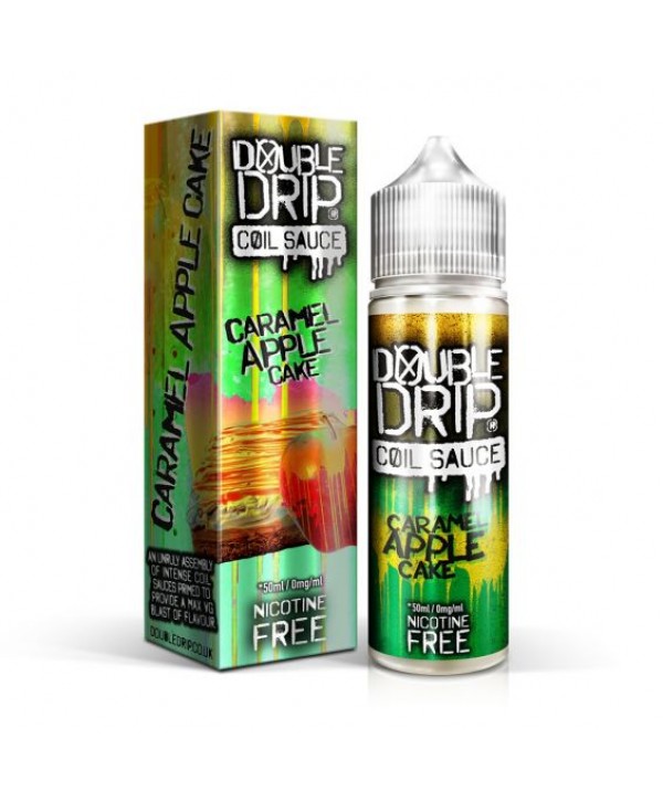 CARAMEL APPLE CAKE E LIQUID BY DOUBLE DRIP 50ML 80VG