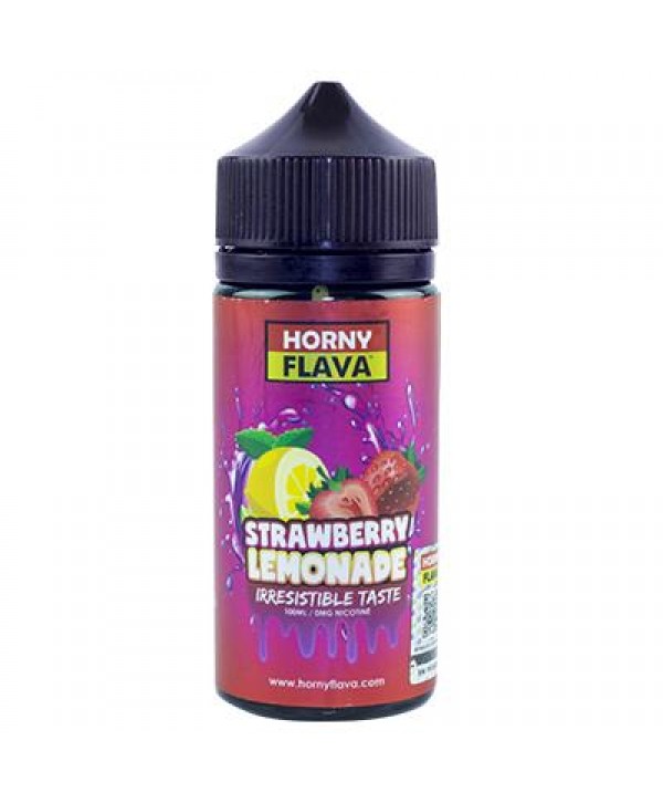 STRAWBERRY LEMONADE E LIQUID BY HORNY FLAVA 100ML 70VG