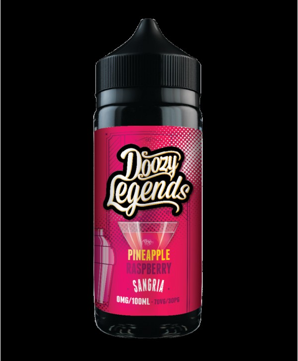 PINEAPPLE RASPBERRY SANGRIA E LIQUID BY DOOZY VAPE CO LEGENDS 100ML 70VG