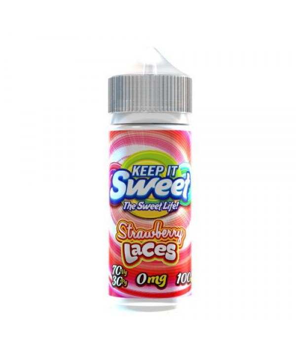 STRAWBERRY LACES E LIQUID BY KEEP IT SWEET 100ML 70VG