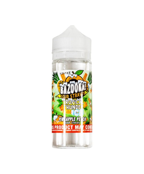 PINEAPPLE PEACH ICE TROPICAL THUNDER BY BAZOOKA ICE SHORT FILL