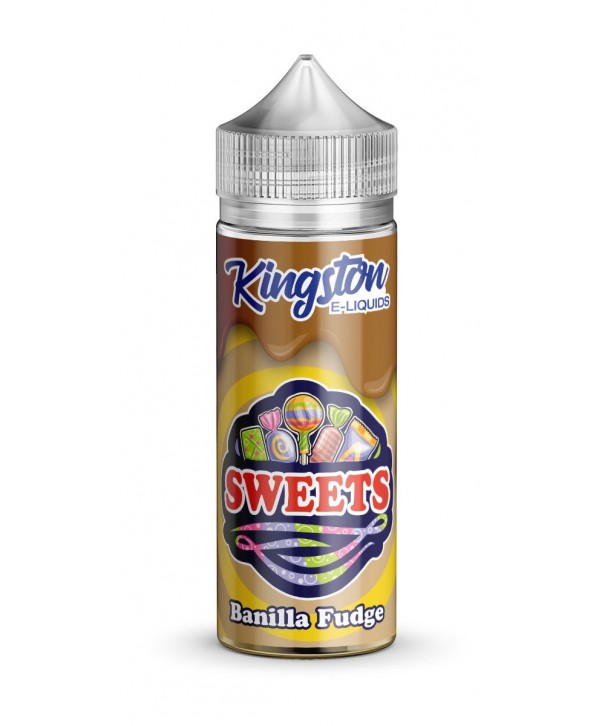 BANILLA FUDGE E LIQUID KINGSTON SWEETS 100ML 70VG