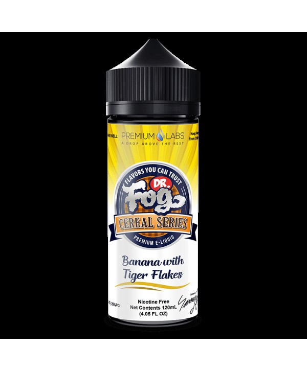 BANANA WITH TIGER FLAKES CEREAL E LIQUID BY DR FOG 100ML 75VG