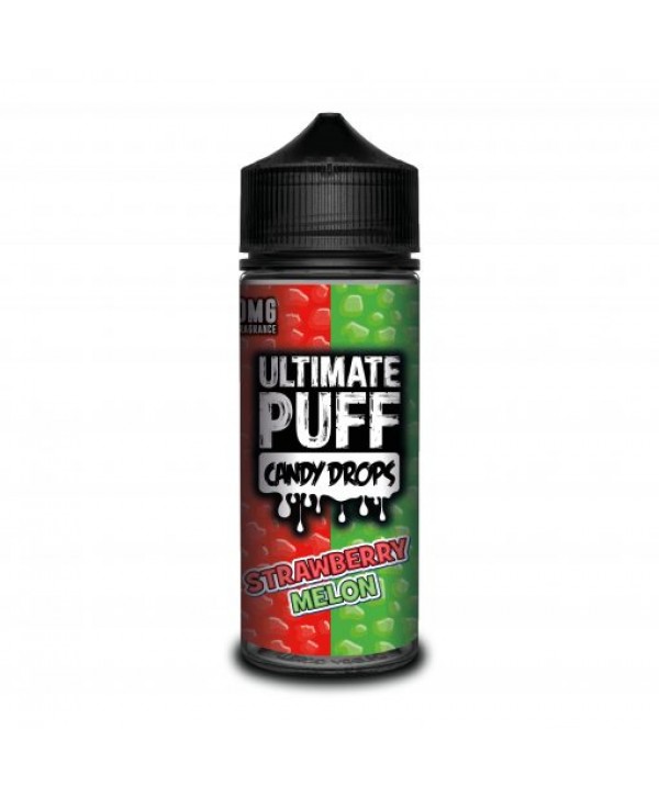 STRAWBERRY MELON E LIQUID BY ULTIMATE PUFF CANDY DROPS 100ML 70VG