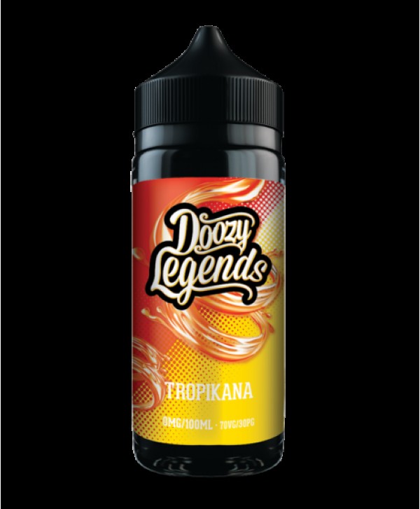 TROPIKANA E LIQUID BY DOOZY VAPE CO LEGENDS 100ML 70VG