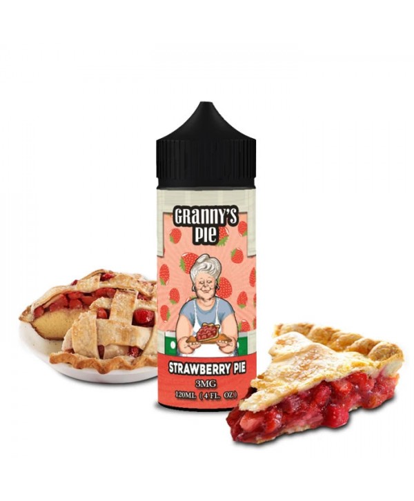 STRAWBERRY PIE GRANNYS PIE E LIQUID BY VAPE BREAKFAST CLASSIC 100ML 70VG