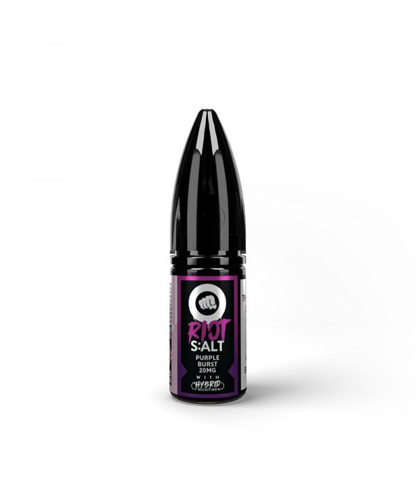 PURPLE BURST HYBRID NICOTINE SALT E-LIQUID BY RIOT SQUAD SALT