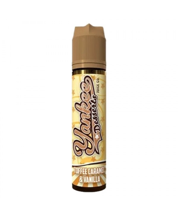 TOFFEE CARAMEL VANILLA E LIQUID BY YANKEE JUICE CO - DESSERTS 50ML 70VG