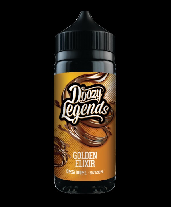 GOLDEN ELIXIR E LIQUID BY DOOZY VAPE CO LEGENDS 100ML 70VG