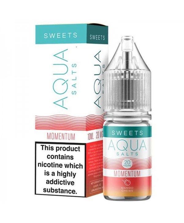 MOMENTUM NICOTINE SALT E-LIQUID BY AQUA SALTS SWEETS